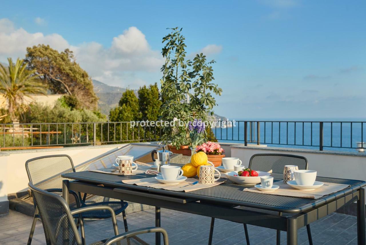 Вилла Luxury Penthouse Sea View Корнилья Экстерьер фото